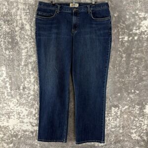 Carhartt Size‎ 18 Short Original Fit Straight Leg Denim Jeans Blue Women